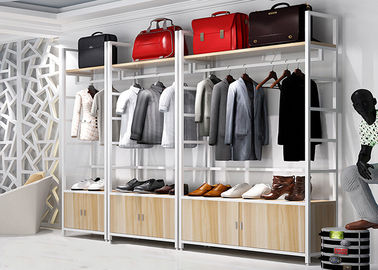 Easy Install Clothes Shop Display Shelving 35kg / Layer Loading Capacity