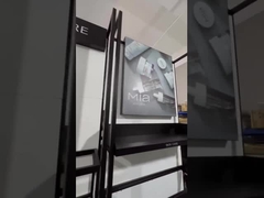 कार्टन के साथ अनुकूलित पॉलिश कॉस्मेटिक डिस्प्ले स्टैंड पैकेजिंग